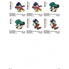 Package 3 Mickey Mouse 06 Embroidery Design